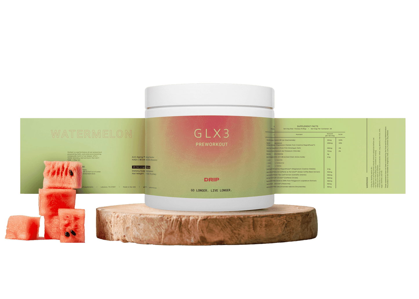 GLX3 Hybrid Preworkout - DRIP Nutrition